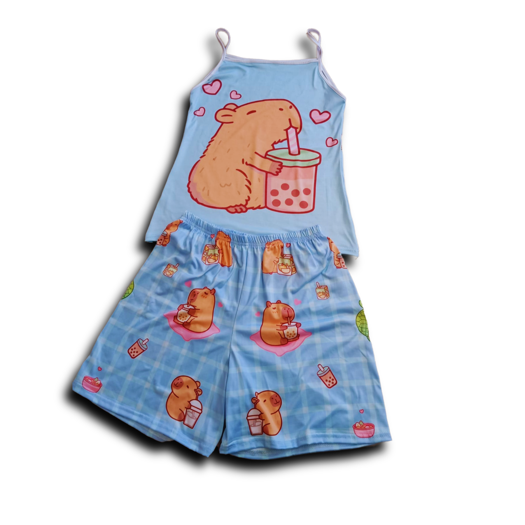 Pijama Dama Blusa con Cintas - Set Completo LÚA